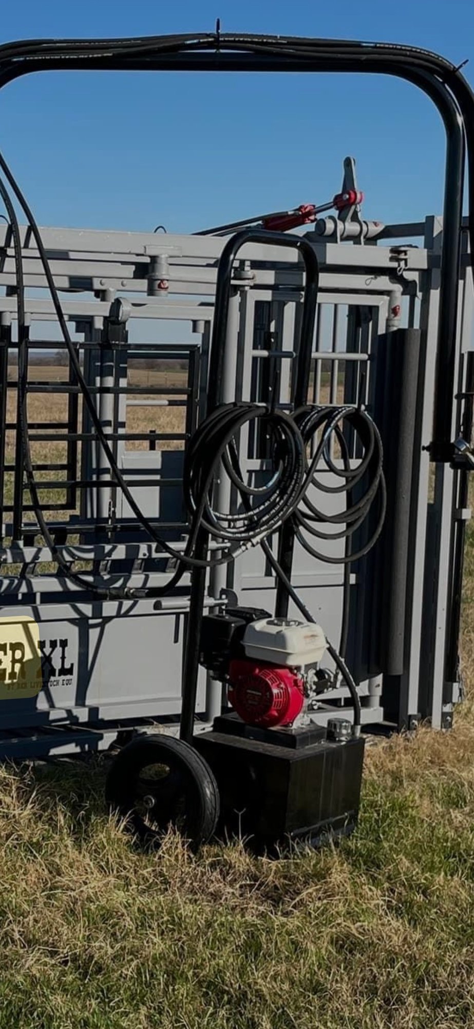 6.5 hp Honda gas portable hydraulic power unit