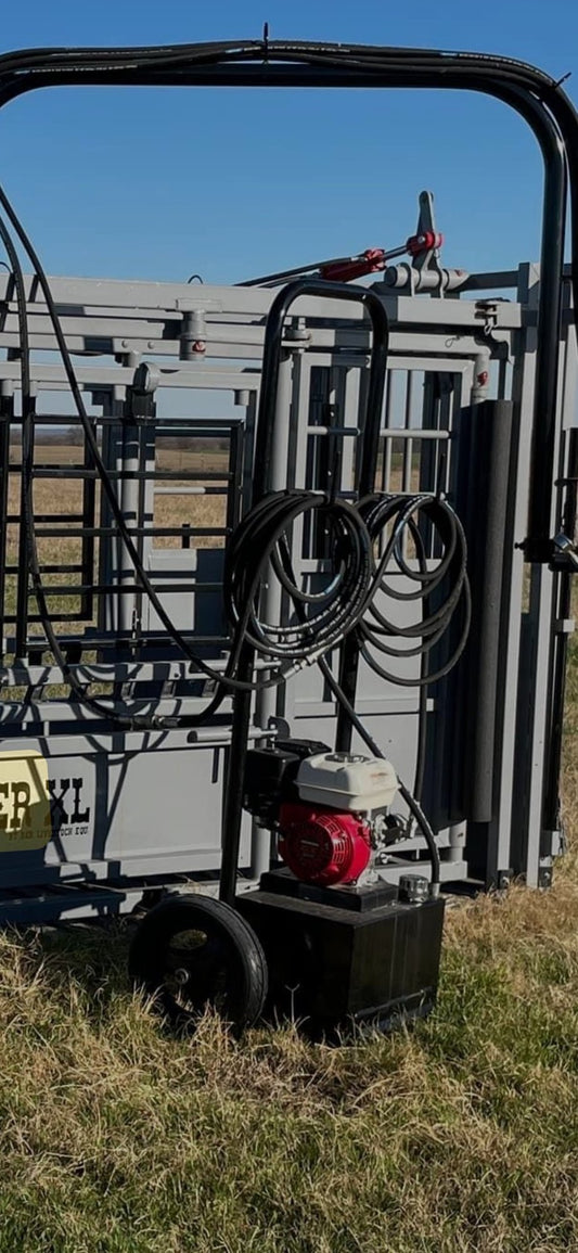 6.5 hp Honda gas portable hydraulic power unit