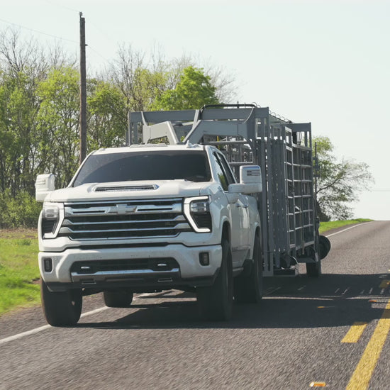 Rustler portable corral — haul and set up